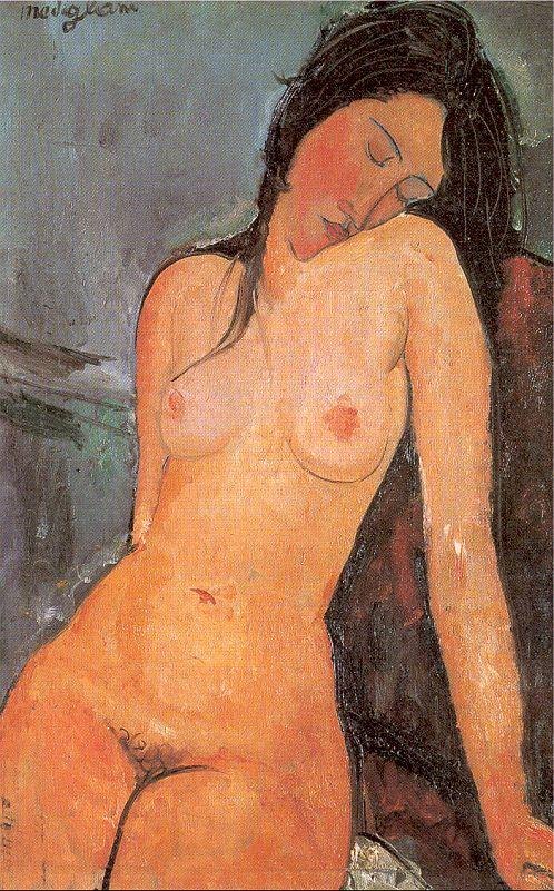 Amedeo Modigliani Seated Nude